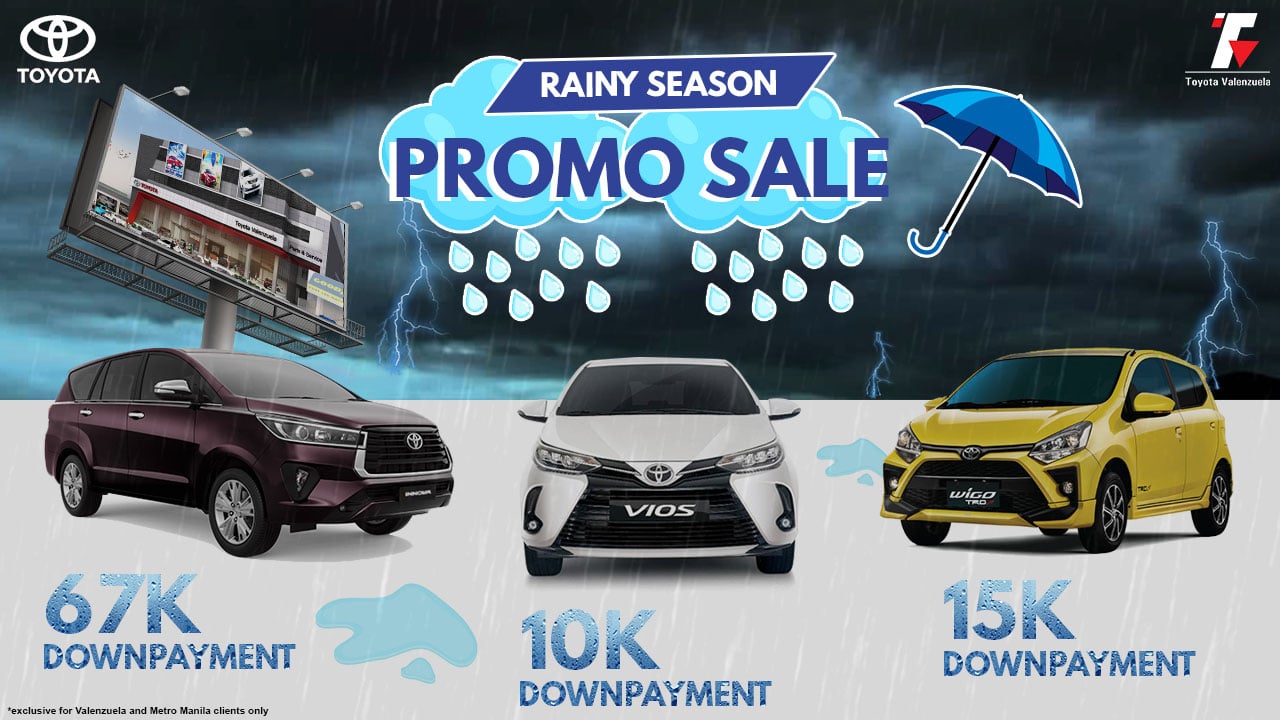 Rainy Season Promo Sale