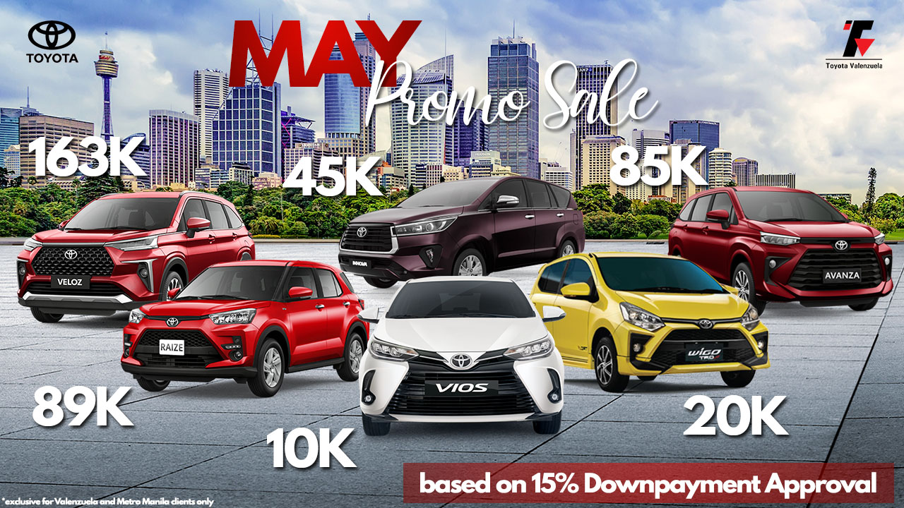 May Promo Deals Toyota Valenzuela