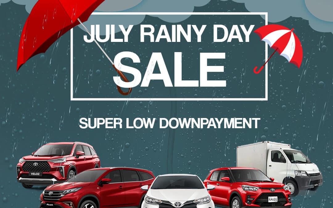 July Rainy Day Sale