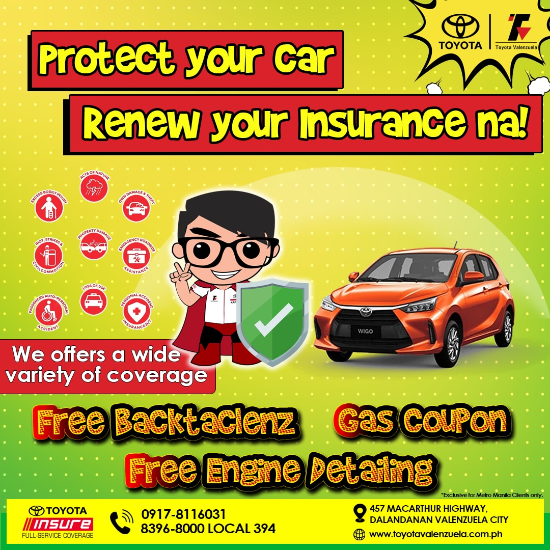 Insurance Promo Toyota Valenzuela