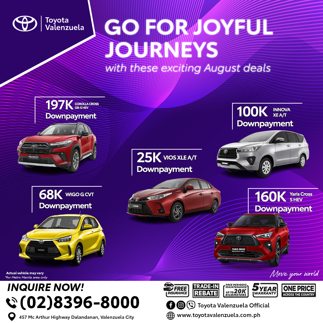 Toyota August Promo